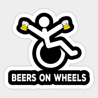 Beers on Wheels Sticker